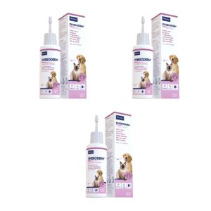 3 Phisioderm Limpador Auricular 100ml P/ Cão E Gato - Virbac