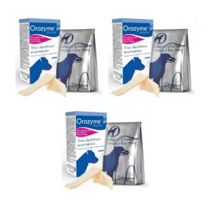 3 Orozyme Snacks Tam M Para Cães - Inovet