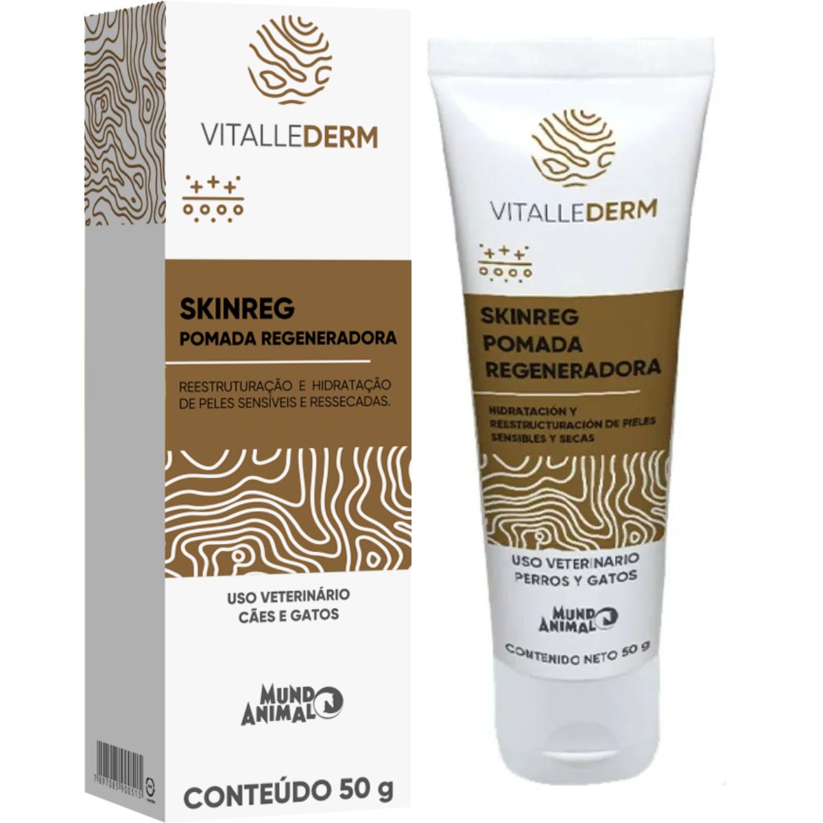 Vitallederm Skinreg 50g - Mundo Animal - Imagem 3