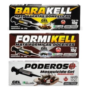 Kit 1 Formikell + 1 Barakell + 1 Poderoso Mosquicida