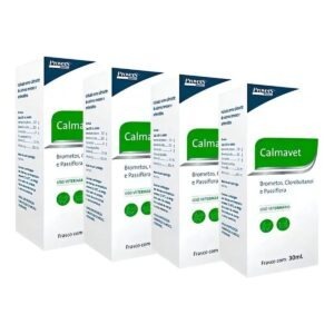 Kit 4 Calmavet 30ml Para Cães E Gatos - Provets