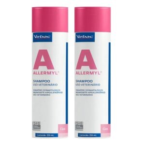 2 Shampoo Allermyl 250ml - Para Cães - Virbac