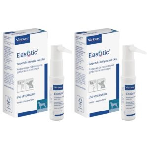 2 Easotic 10ml Suspensão Otológica Para Cães - Virbac