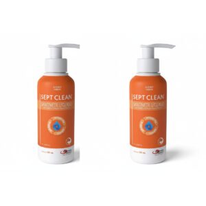 2 Sept Clean Sabonete Liquido 125ml Para Cães e gatos Agener