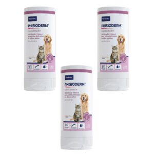 3 Phisioderm Condicionador 250ml Para Cães E Gatos - Virbac