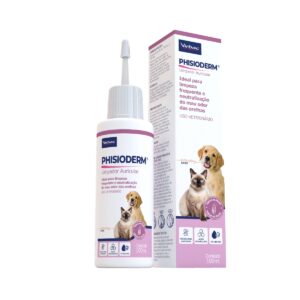 Phisioderm Limpador Auricular 100ml P/ Cão E Gato - Virbac