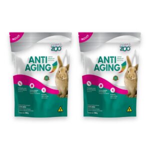 2un Megazoo Extrusada Anti Aging Coelho 500g