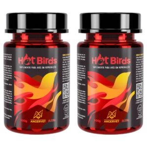 2un Hot Birds 100g - Suplemento Para Aves Em Reprodução