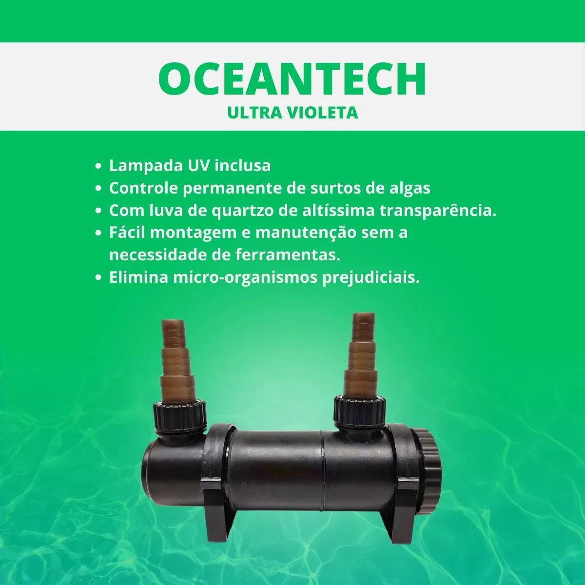 Esterilizador Filtro UV 9W 127V - Ocean Tech - Imagem 5