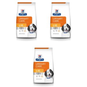 3 Ração Hill's Pd Cães C/D Multicare Urinario 3,8 Kg