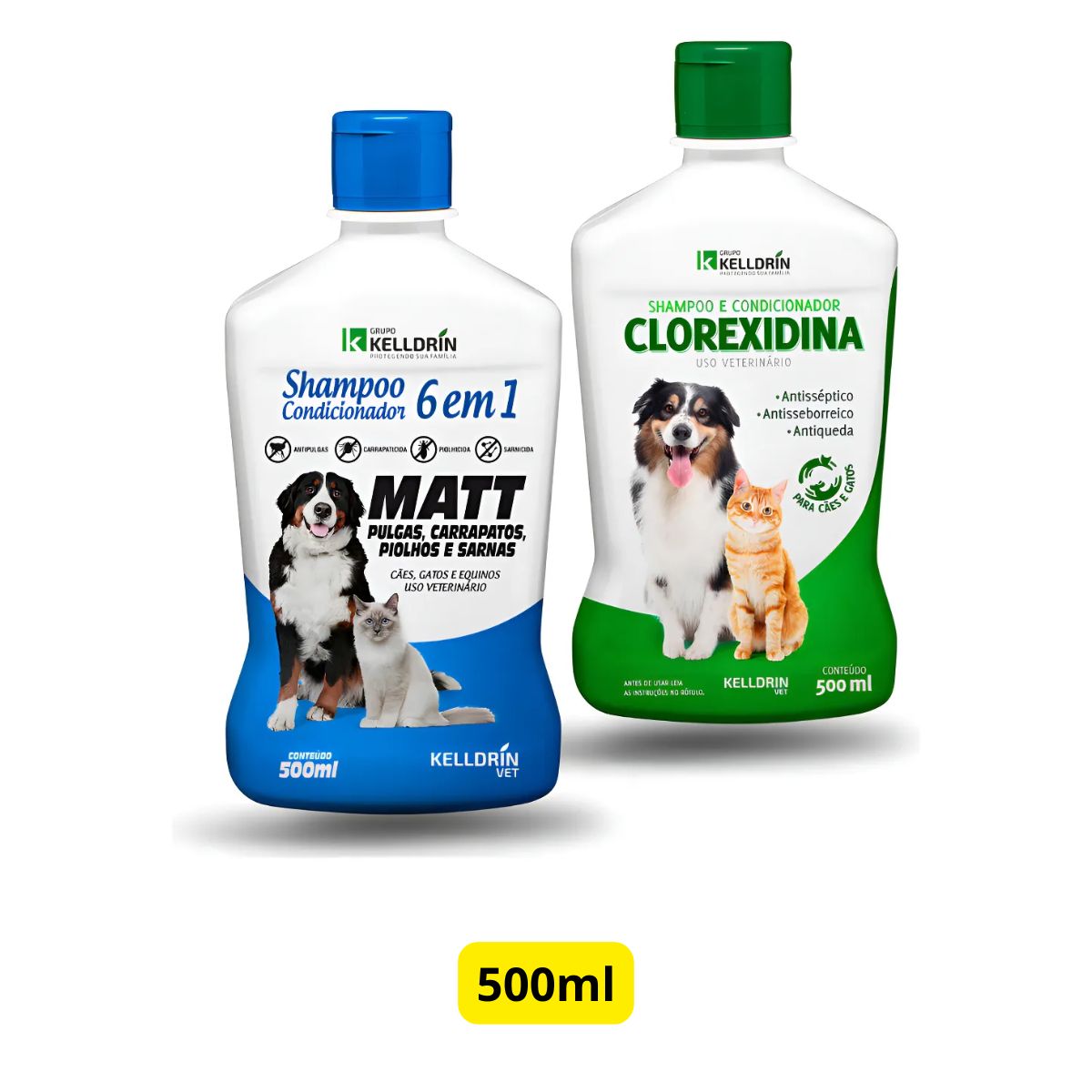 Kit Shampoo E Condicionador Matt Pulgas 6 Em 1 E Clorexidina - Imagem 2