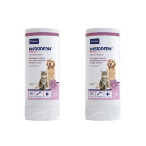2 Phisioderm Condicionador 250ml Para Cães E Gatos - Virbac