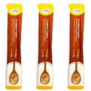 3 Sachês Frango Buona Petix Creamy 14g - Para Gatos Petix