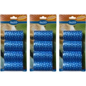 3 Azul Refil Cata Caca Com 4 Rolos De 20 Sacolas - Chalesco