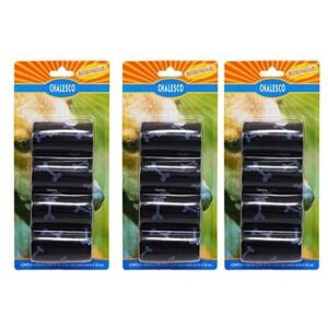 3 Preto Refil Cata Caca Com 4 Rolos De 20 Sacolas - Chalesco