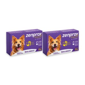 2un Zenprox 900mg Cães Médio Porte - Vermifugo 4 em 1
