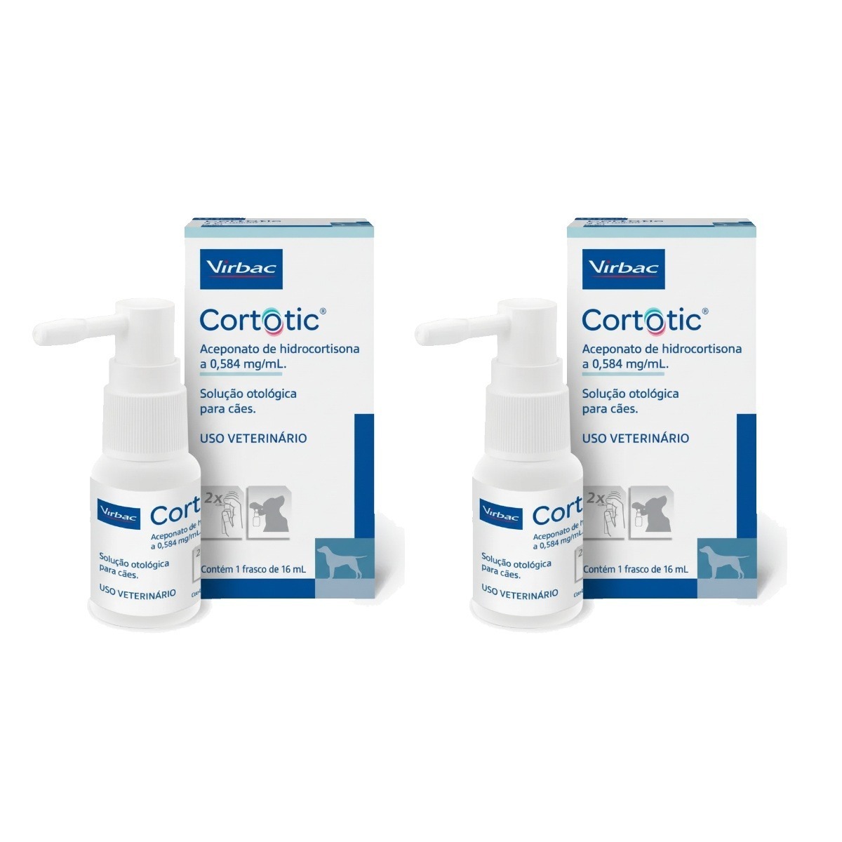 2un Cortotic 16ml - Solução Otológica Para Cães - Virbac