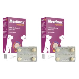 2 Mectimax 12 mg - 4 Comprimidos