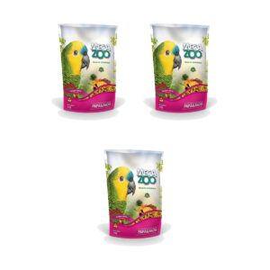 3un Megazoo Extrusada Papagaios Com Frutas E Legumes 600g
