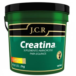 Creatina JCR 2kg Balde -Vetnil - Suplemento Para Equinos