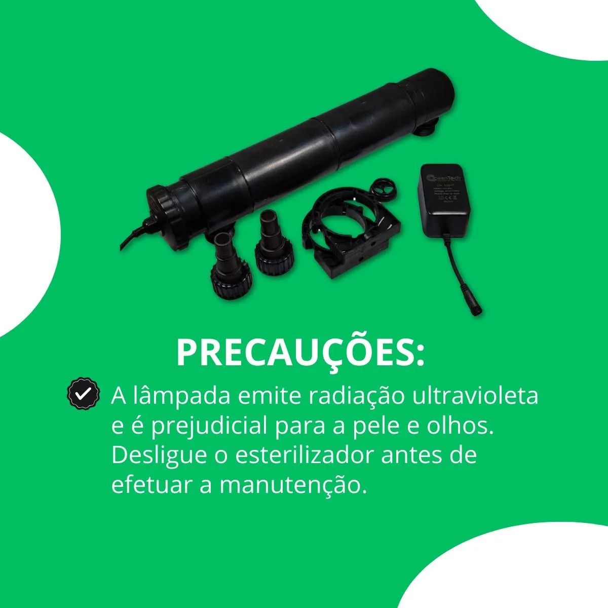 Esterilizador Filtro UV 9W 127V - Ocean Tech - Imagem 6