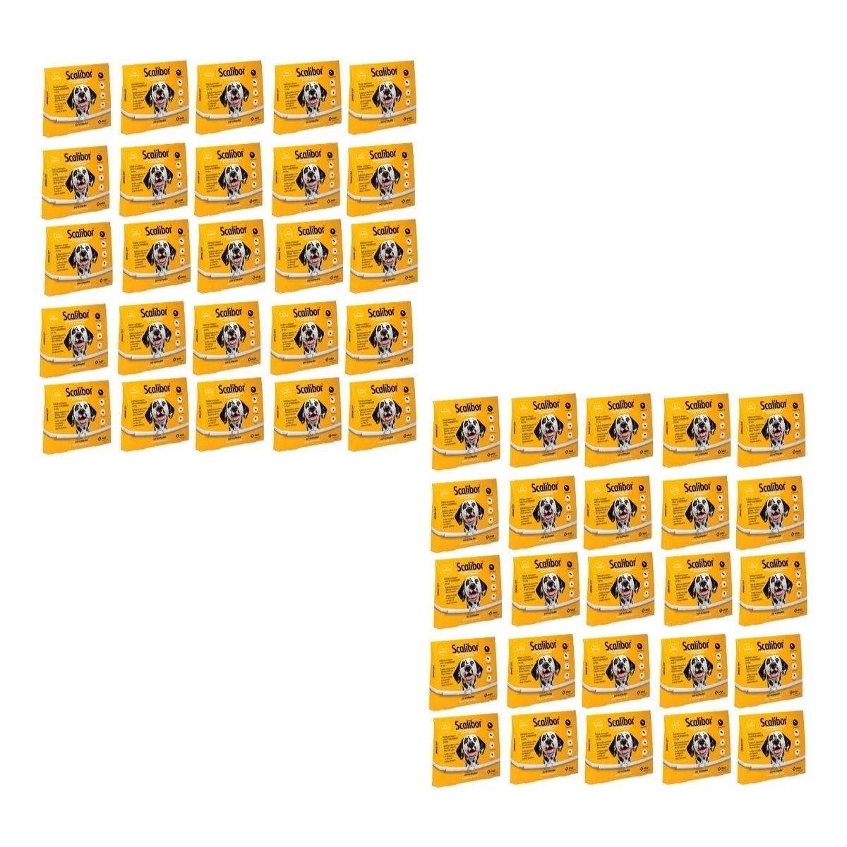 Kit 50 Scalibor Cães Grandes 65cm - MSD