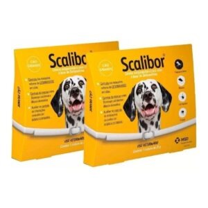 Kit 2 Scalibor Cães Grandes 65cm - MSD