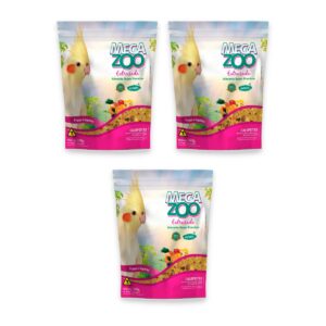 3un Megazoo Extrusada Calopsitas Frutas E Legumes 300g