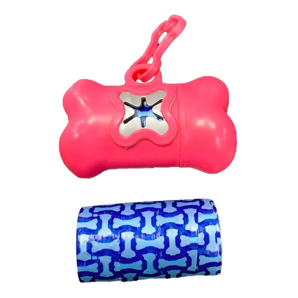 3 Rosa Kit Higiene P/ Coleira Chaveiro + 2 Rolos - Chalesco - Imagem 4