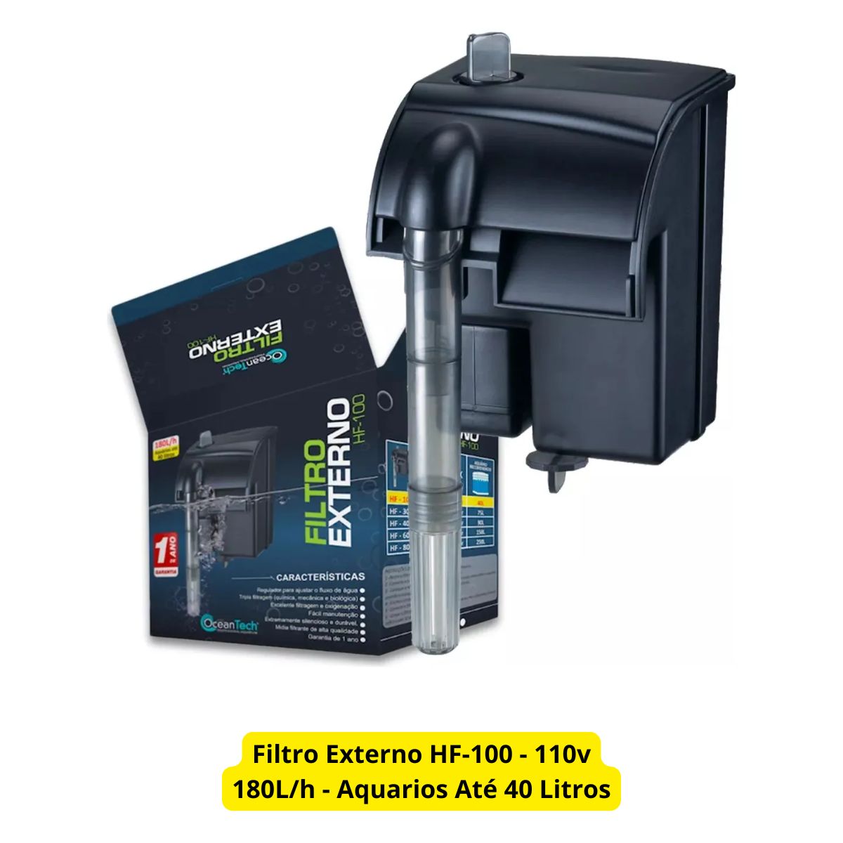Filtro Externo HF-100 Ocean Tech 180L/H 127V - Ocean Tech - Imagem 2