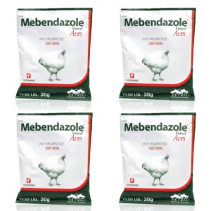 4 Mebendazole Vetnil Aves 30g - Vetnil