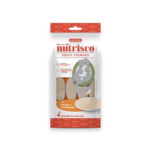 Pack 4 Sachês Snack Cremoso Nutrisco 56g Frango E Caranquejo