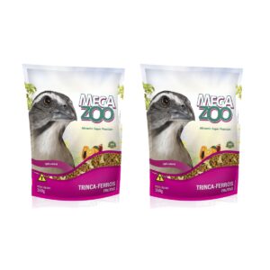 2un Megazoo Extrusada Trinca-Ferros Frutas 350g