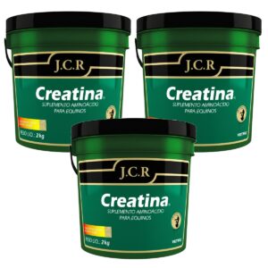 3 Creatina JCR 2kg Balde -Vetnil - Suplemento Para Equinos