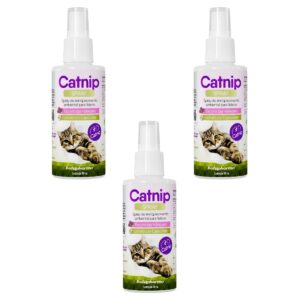 3 Catnip Spray - 80ml - Enriquecimento Ambiental Para Gatos