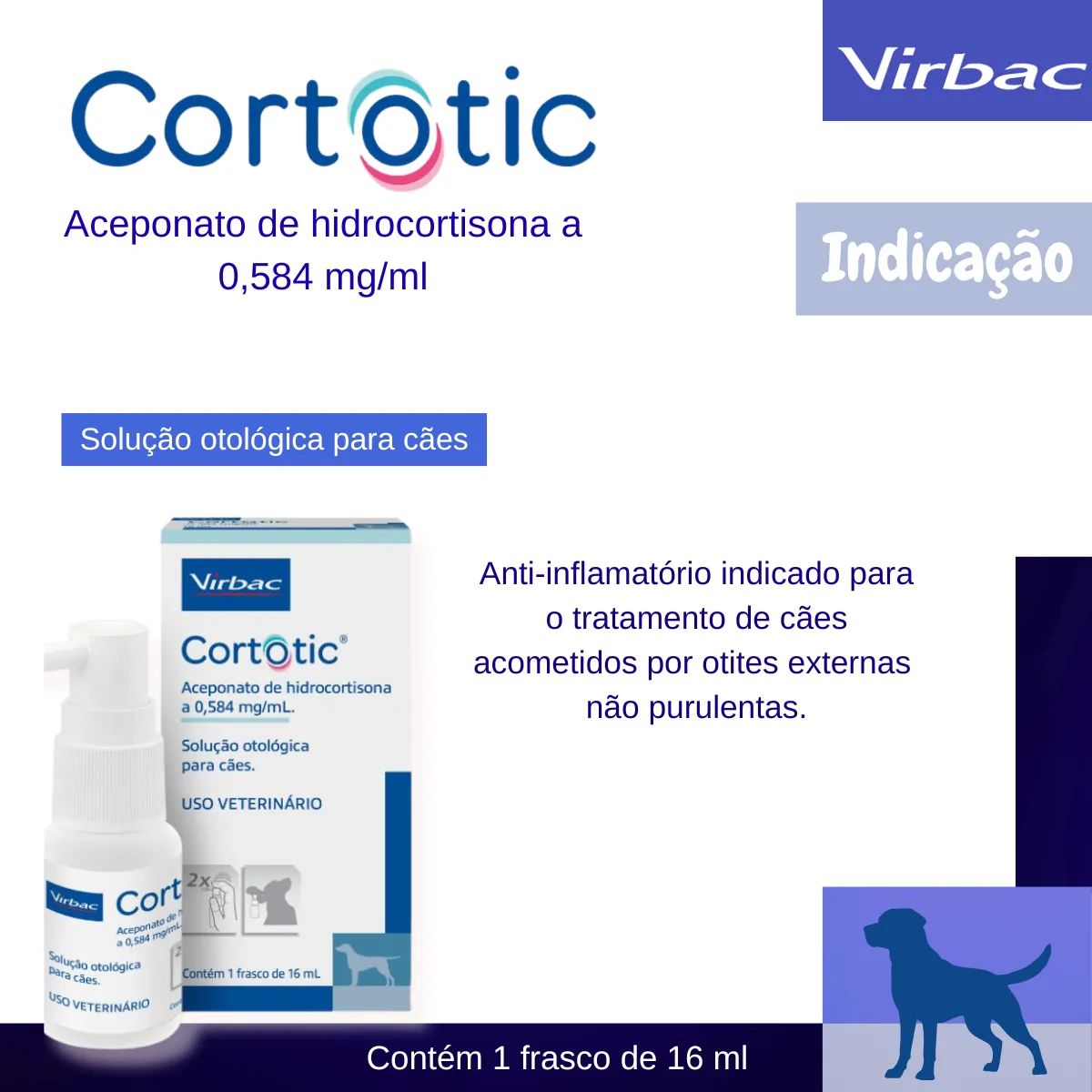 3un Cortotic 16ml - Solução Otológica Para Cães - Virbac - Imagem 8
