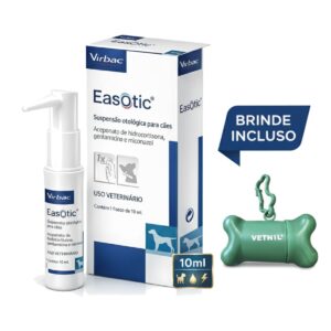 Easotic 10ml Suspensão Otológica Para Cães + Brinde - Virbac