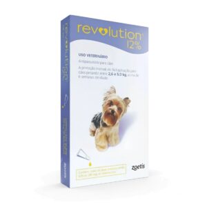 Revolution Zoetis Antipulgas 1 Unid Cães 30mg De 2,6 A 5kg